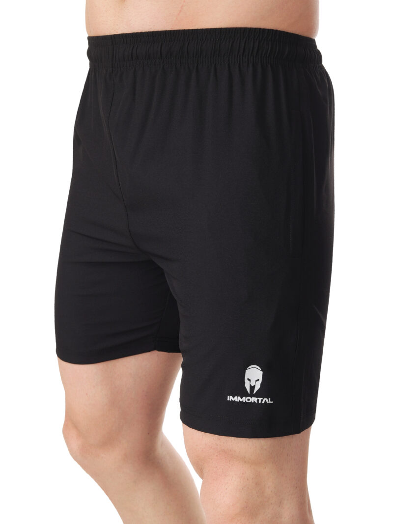 Immortal Black Shorts For Small Waist