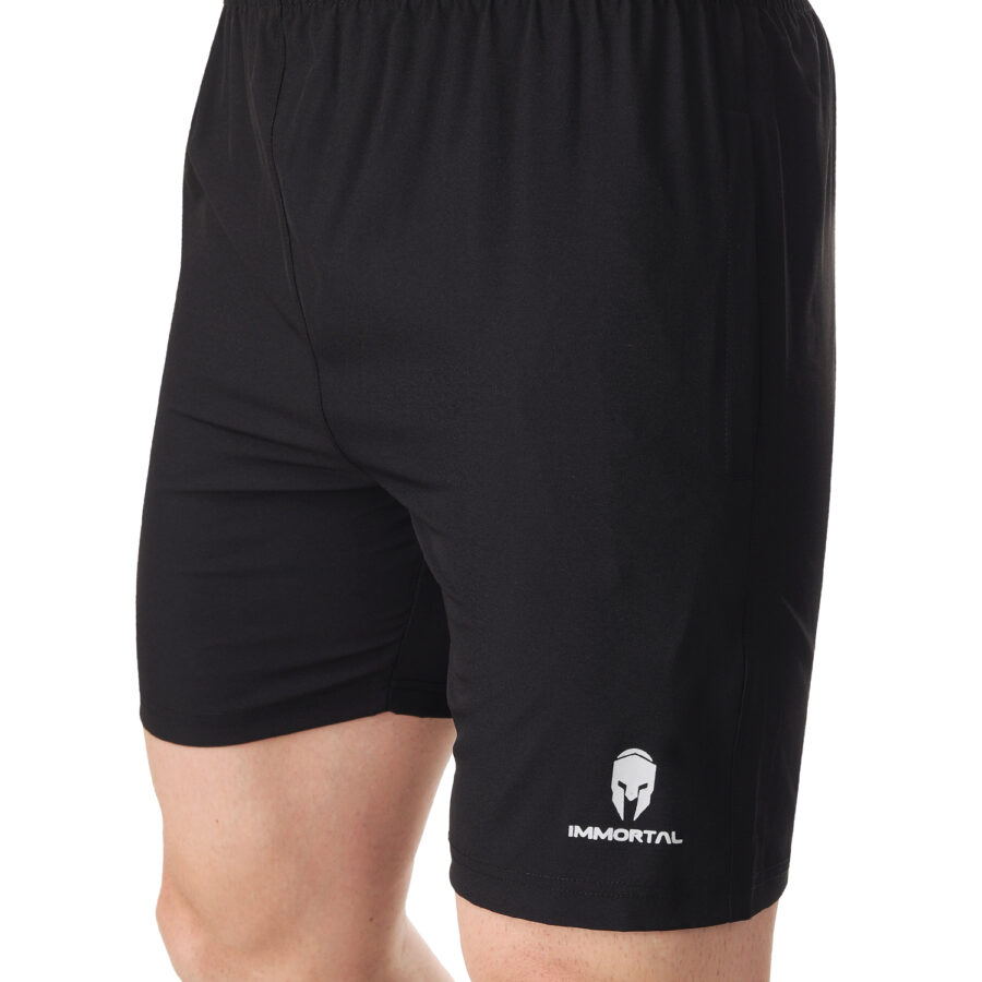 Immortal Black Shorts For Small Waist