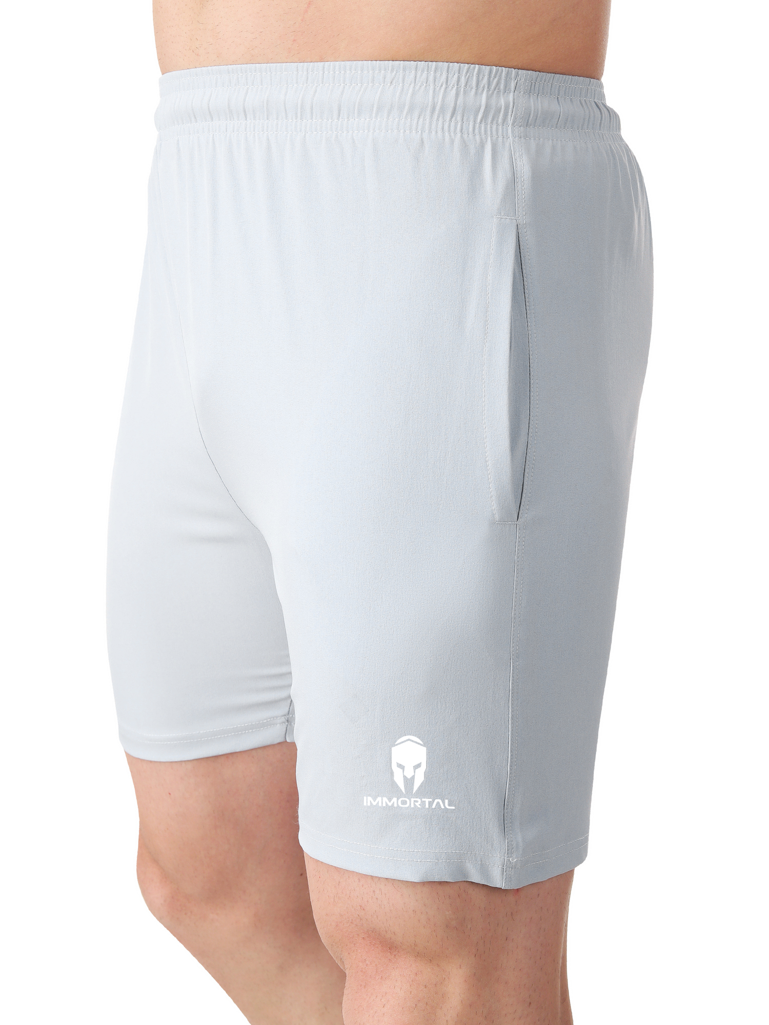Immortal Light Grey Shorts For Small waist - Immortal Wear