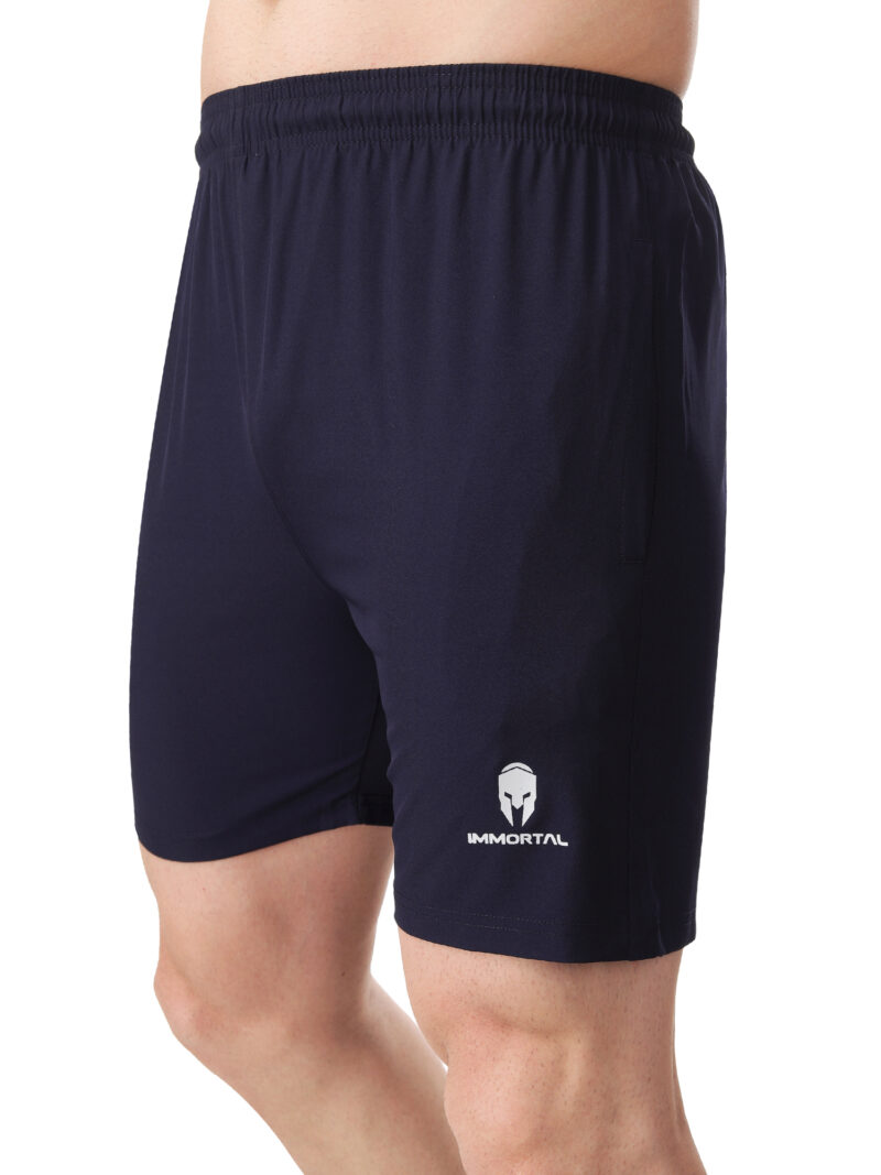 Immortal Navy Shorts For Small Waist