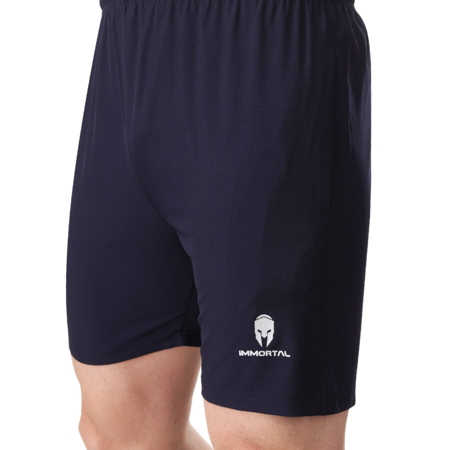 Immortal Navy Shorts For Small Waist
