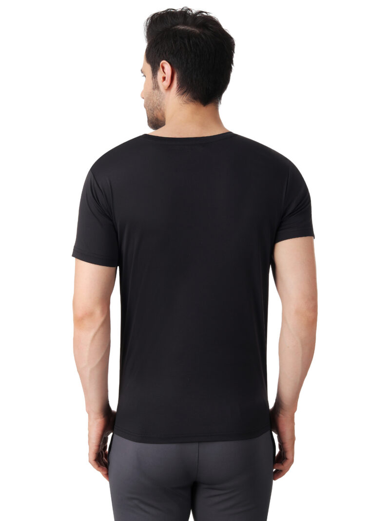 Immortal Black Dry-Fit T-shirt for Lean physique - Image 3
