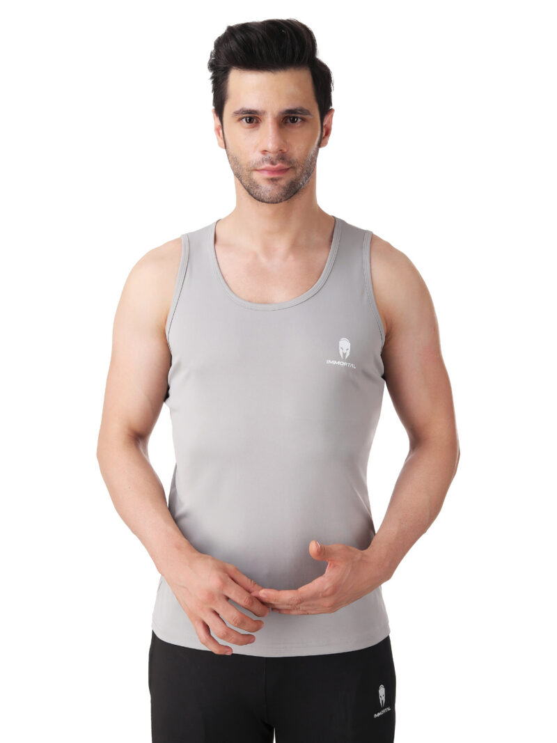 Immortal Light Grey Dry-Fit Tank top