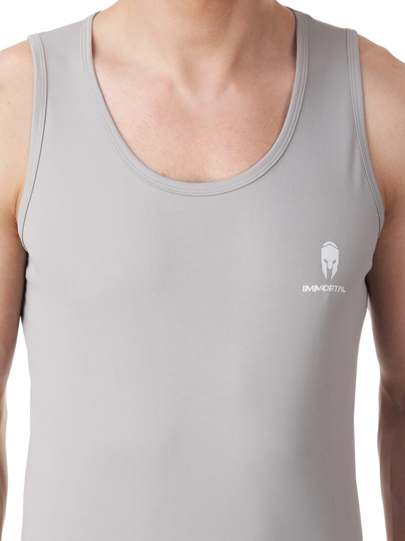 Immortal Light Grey Dry-Fit Tank top - Image 6