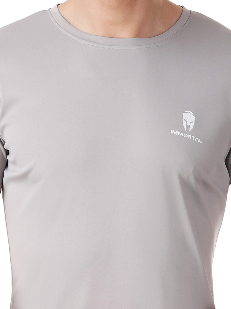 Immortal light grey Dry-Fit T-shirt For Lean Physique - Image 3