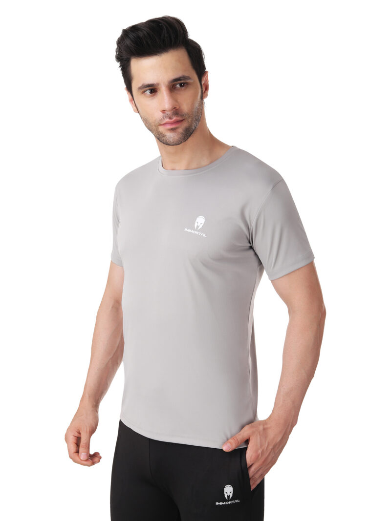 Immortal light grey Dry-Fit T-shirt For Lean Physique - Image 5